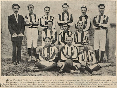 302 - Bahia Foot-Ball Club de Canavieiras-BA - Foto de 1910 - O Malho