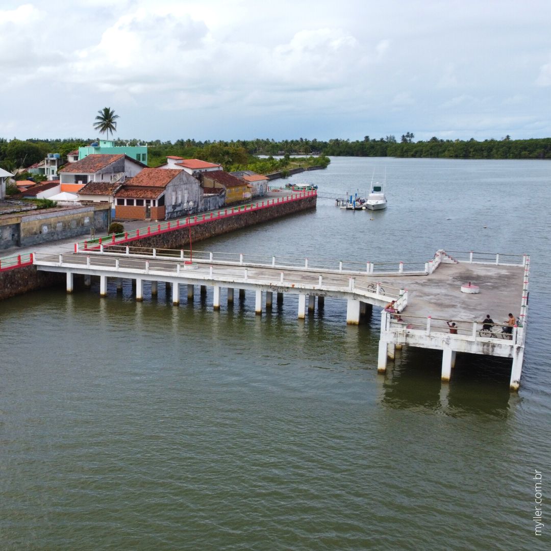 Ponte do Lloyde Praias Canavieiras Bahia Brasil