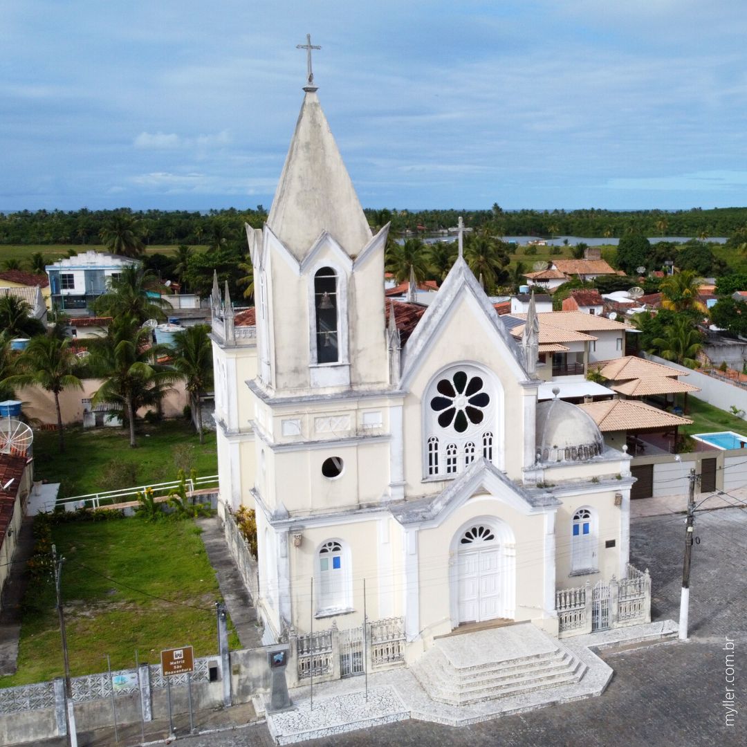 Igreja São Boaventura Praias Canavieiras Bahia Brasil